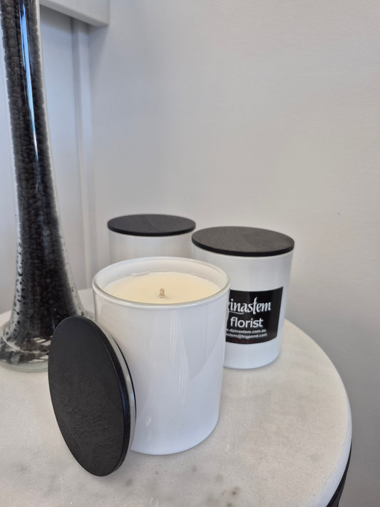 Lit Soy Candles