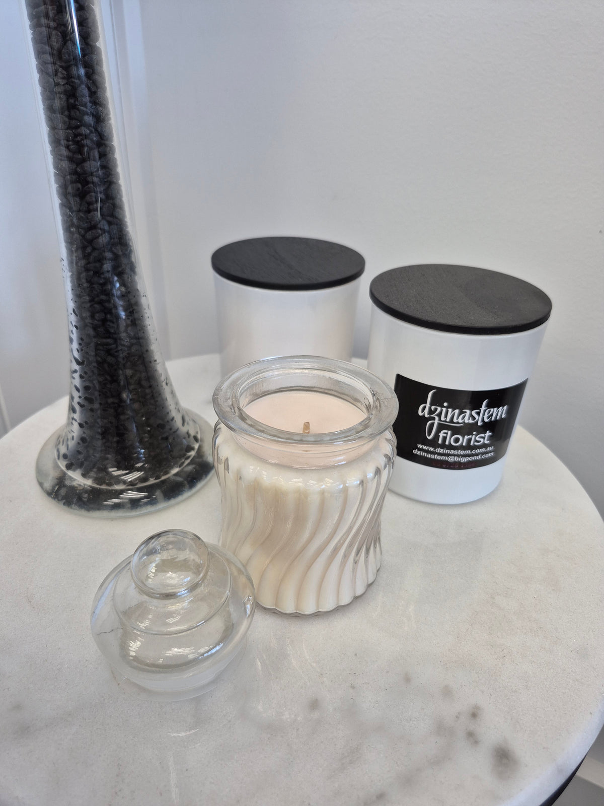 Lit Soy Candles
