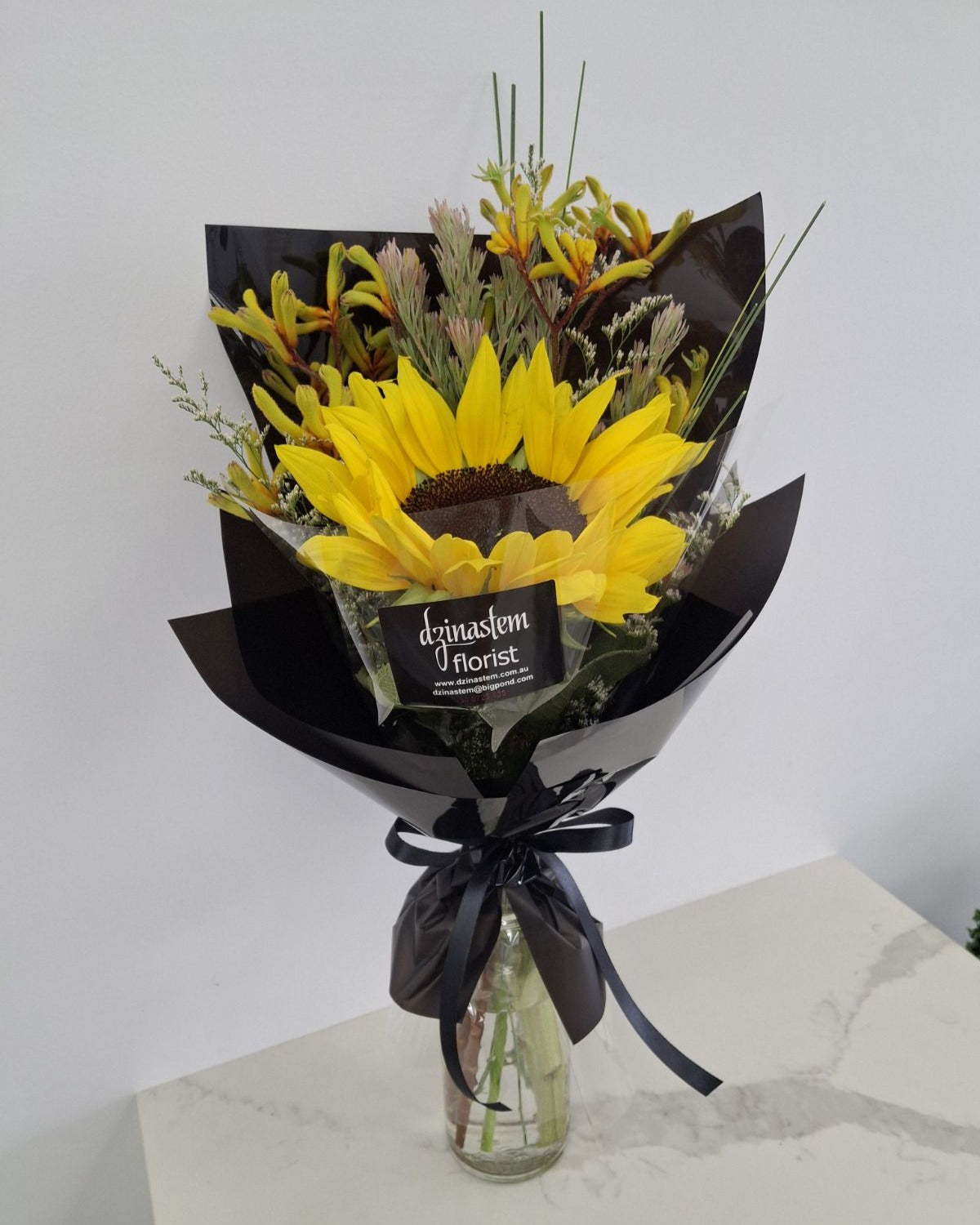 Single Sunflower Jar